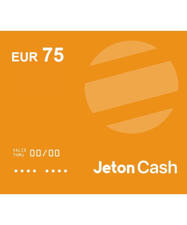 JetonCash Card €75 Key EUROPE